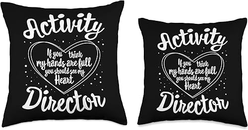 Miniatura 3 de Funny Activity Squad Gifts For Women  Men Almohada de la semana de los profesionales del equipo de actividades 18 x 18 pulgadas multicolor