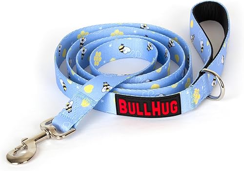Vista 91 de BULLHUG Correa de bulldog de 6 pies con mango acolchado. Perfecto para bulldogs, bulldogs franceses, pugs y todas las razas. Correas para caminar
