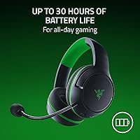 Vista 7 de Razer Kaira HyperSpeed Wireless Gaming Headset for Xbox Series X S, Xbox One, PC: TriForce 50mm Drivers - HyperClear Cardioid Mic - Low Latency Negro