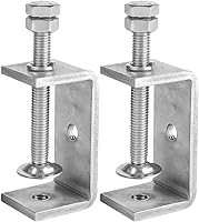 Vista 11 de Paquete de 6 abrazaderas pequeñas en C de acero inoxidable 304 de 1 pulgada Mini abrazaderas en C resistentes para carpintería y montaje