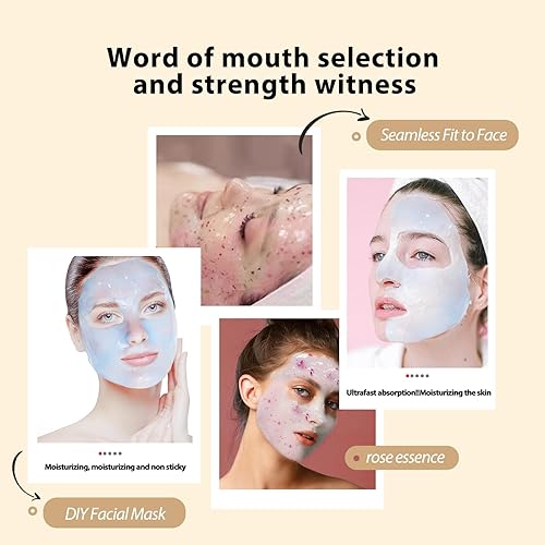 Miniatura 8 de Máscara de gelatina hidratante de limpieza profunda, desintoxicante, curativa y relajante, goma de modelado prémium para tratamientos faciales,