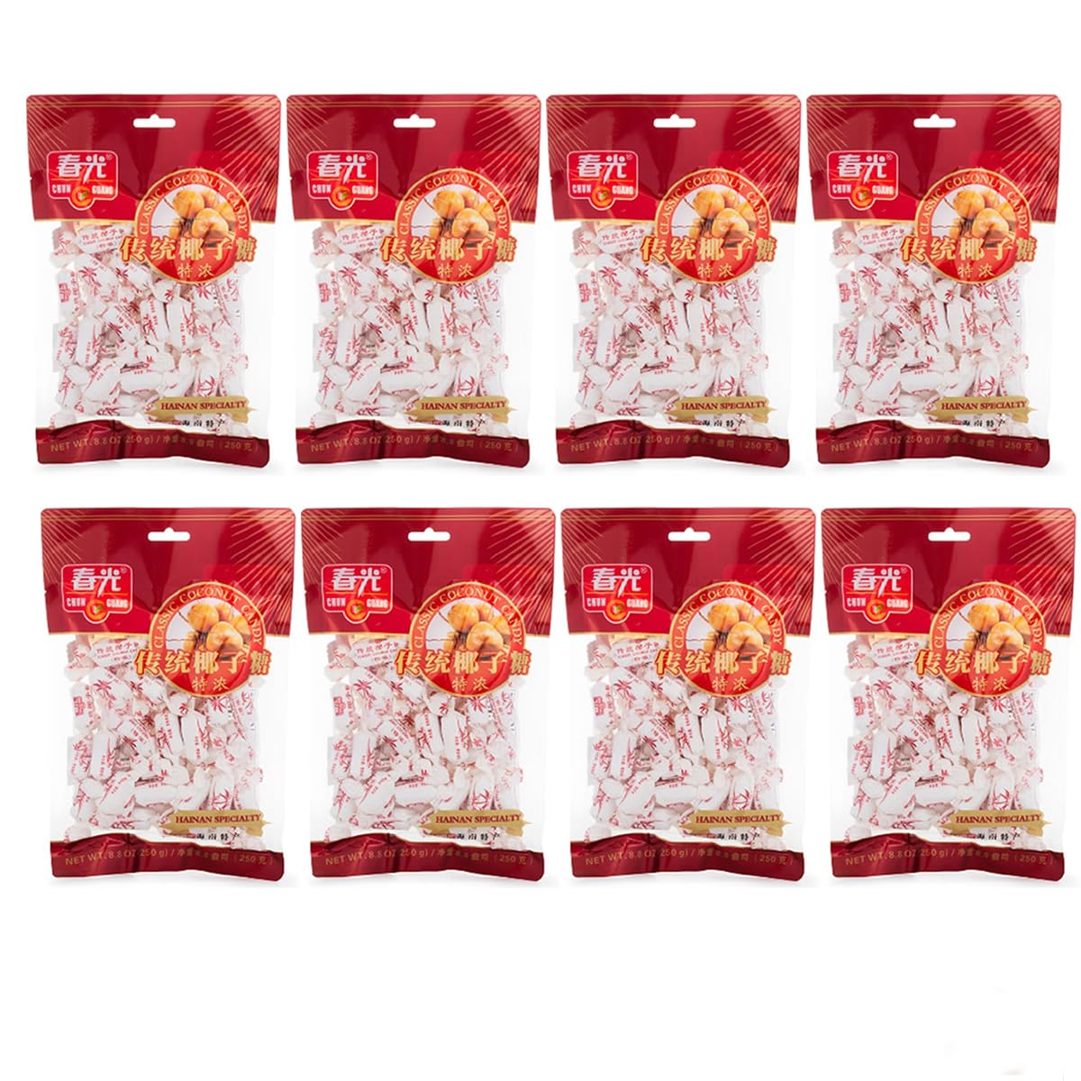 Traditional Creamy Coconut Candy 8.8oz pack of 4