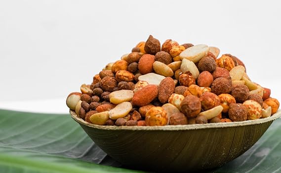 Adukale, Grand Sweets and Snacks, SBB Snacks Combo Pack - B (Pack of 3) Contains - SBB -Hurigalu 200g, ADK - Masala Groundnut 180g and GSS -Banana chips spicy 250g