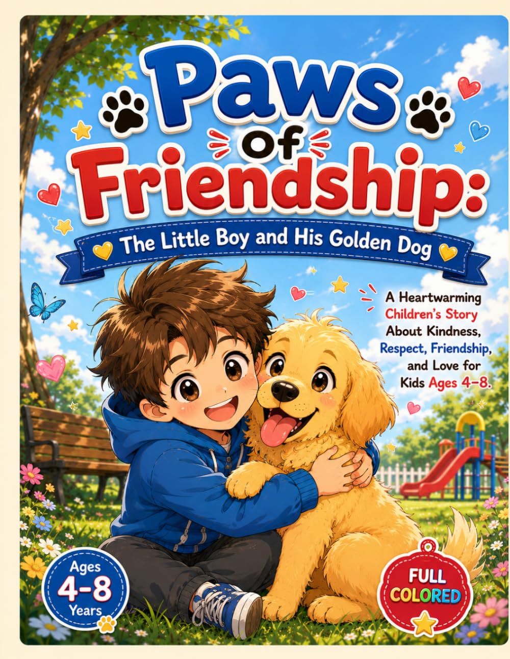 Paws of Friendship: The Little Boy and His Golden Dog: A Heartwarming Children’s Story About Kindness, Respect, Friendship, and Love for Kids Ages 4–8: 23 (Mystical Stories)