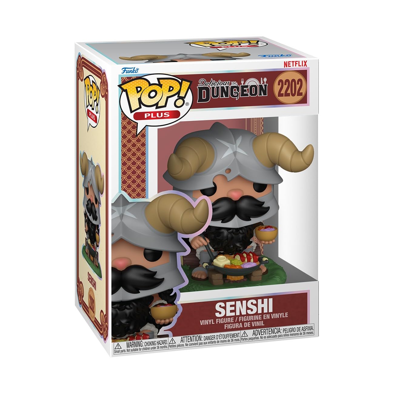 Funko Pop! Plus: Delicious In Dungeon, Senshi, Collectable Vinyl Figure, Gift Idea, Official Merchandise