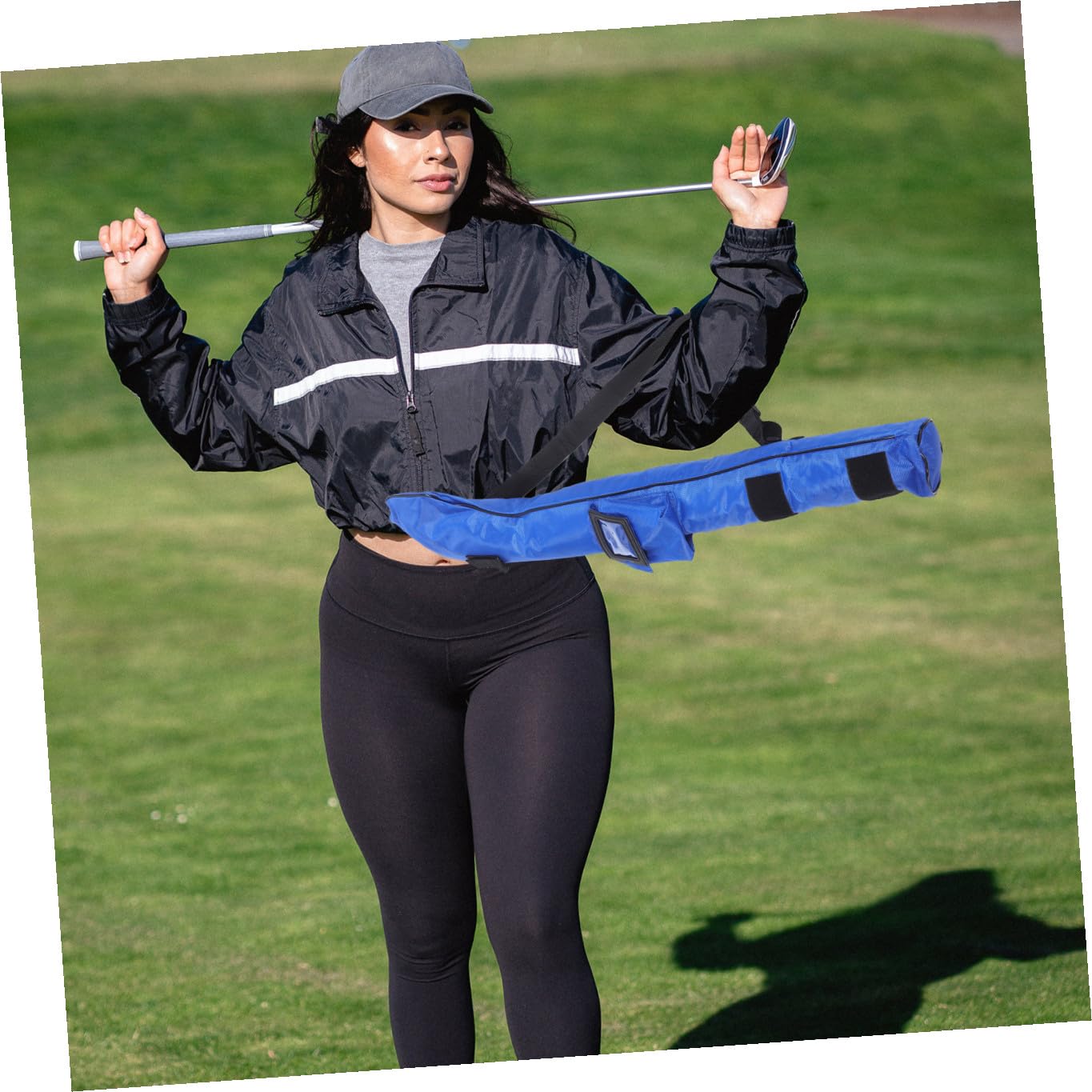 Golfbag Tragbare Golftasche mit Reißverschluss Leicht Robust für Jungen und Mädchen Vielseitige Clubtasche zum Schutz und Transport von Golfschlägern Einfach zu Reinigen Langlebig
