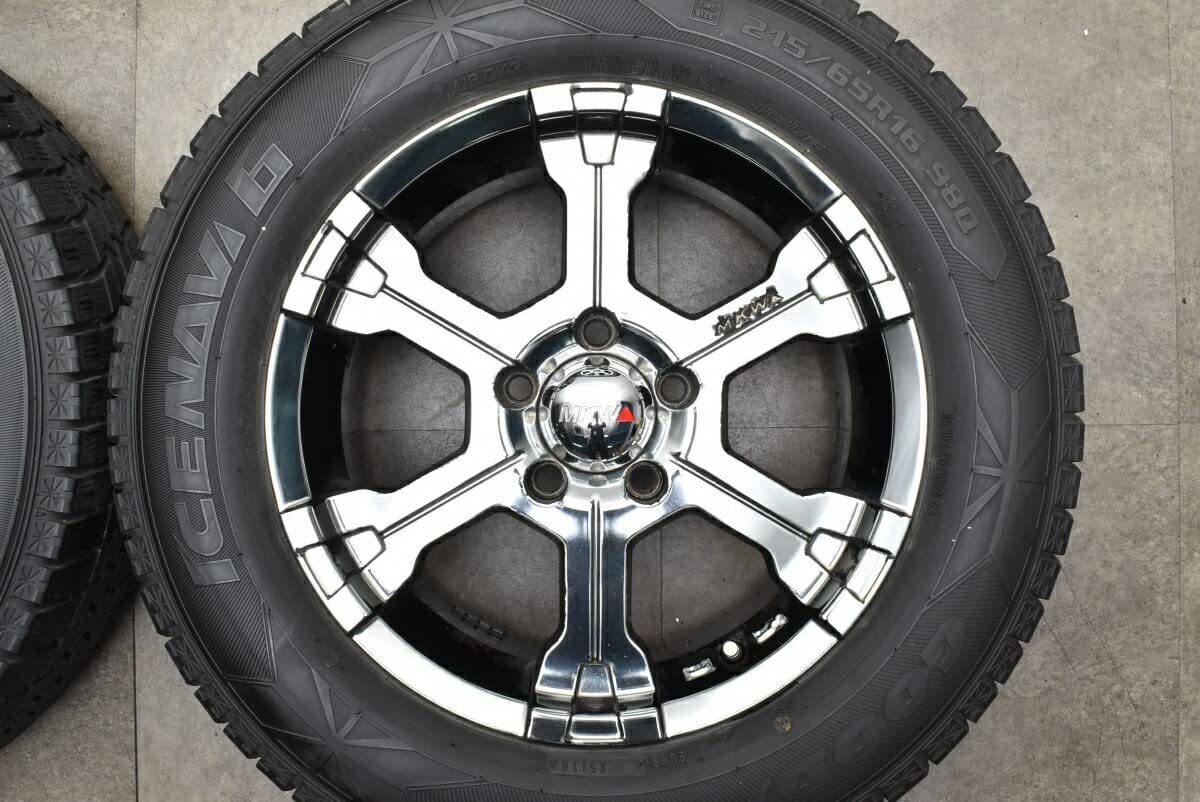 □MKW MK-36 17インチホイール +タイヤおまけ4本セット 265/65R17 中古 