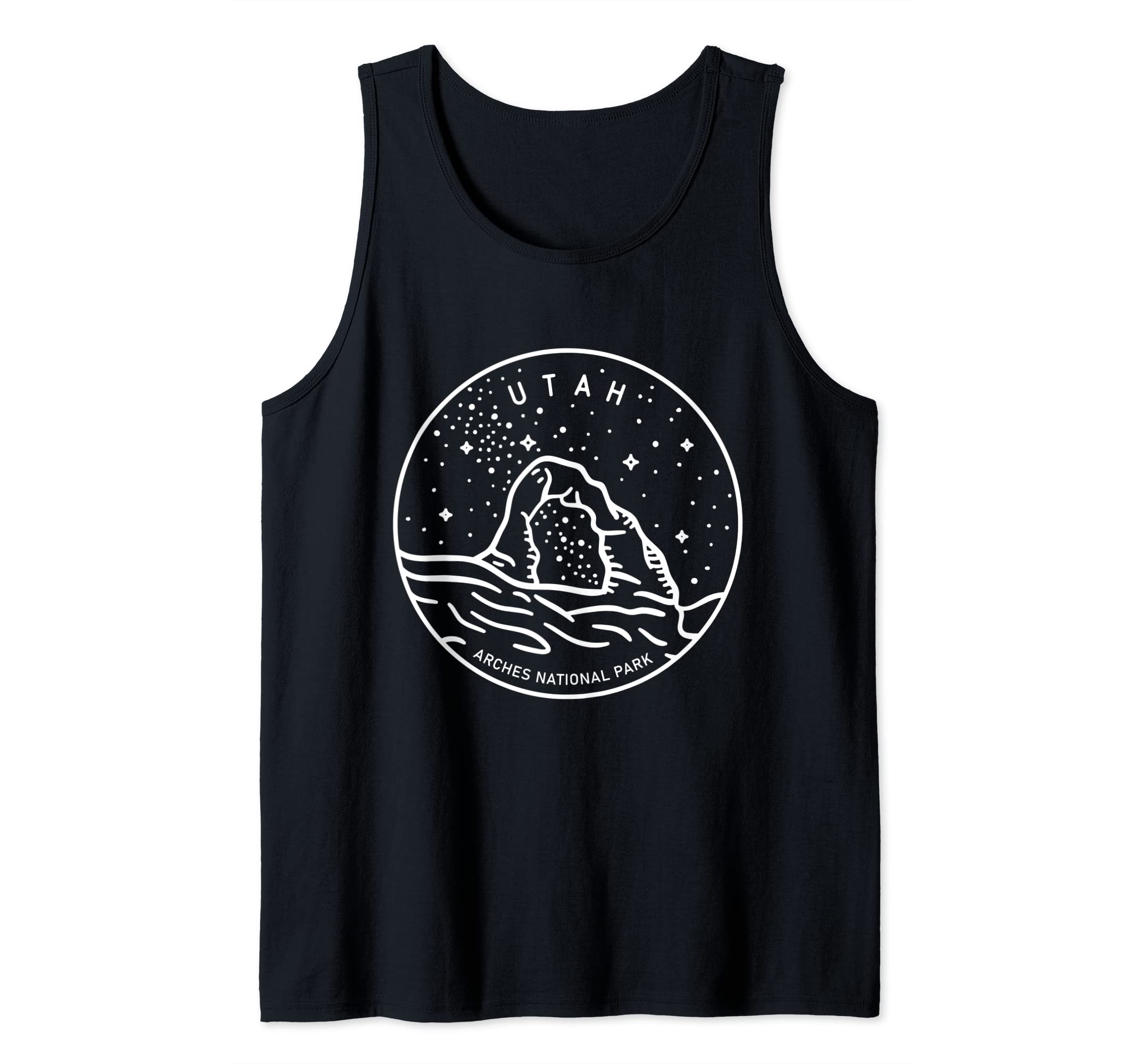Utah Archest National Park Night Sky Tank Top