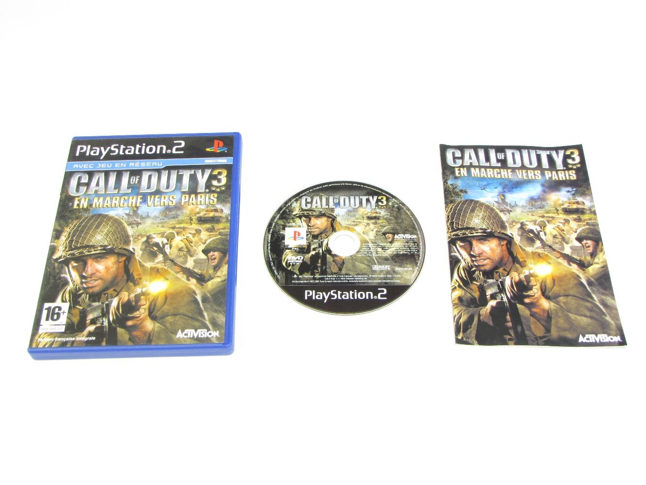 Call of Duty 3 : En marche vers Paris - Jeu PS2 - Jeu de tir