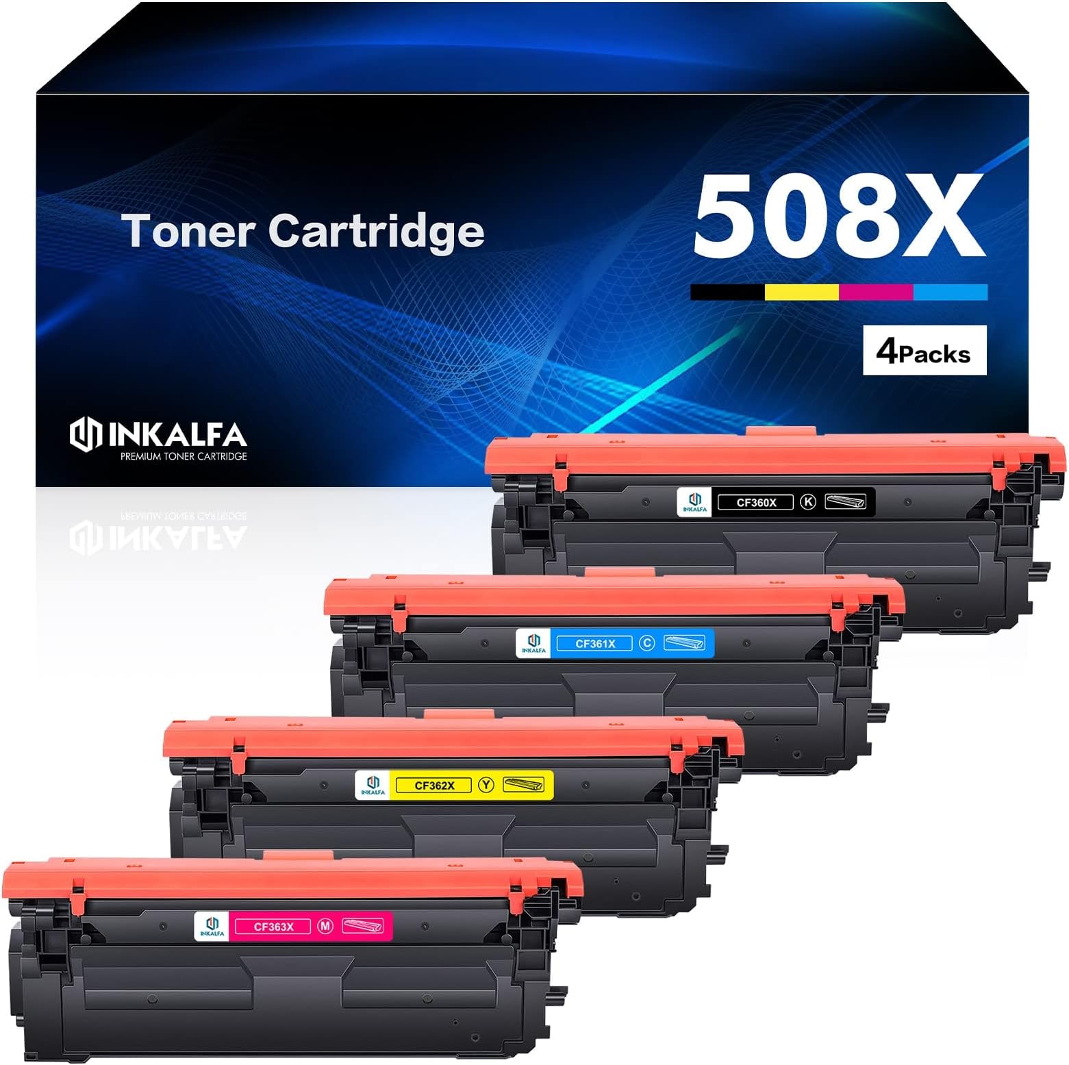 Kompatibler Toner Für HP CF360X 508X Erhöht Schwarz M577F M577CM M577C