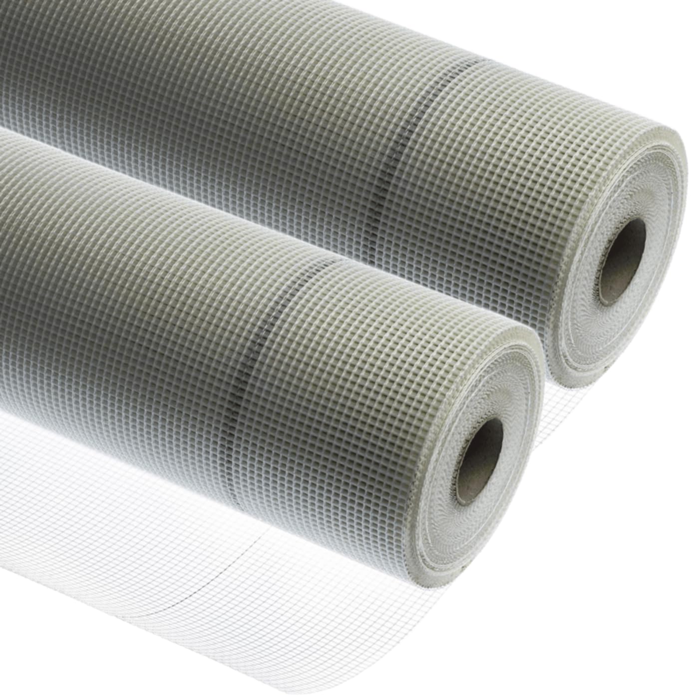doitBau Rete di rinforzo – Tessuto per intonaco a griglia – 75 g/m² in fibra di vetro, resistente allo slittamento e agli alcali, 1 m x 50 m, rotolo da 100 m² per parete e soffitto