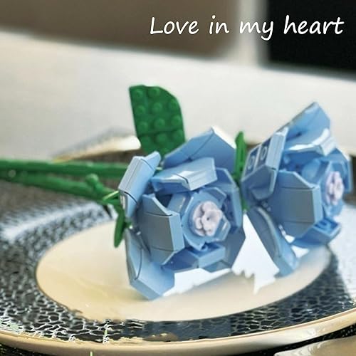 Miniatura 4 de TAODUDU Kit de construcción de ramo de flores, plantas de flores artificiales, decoración creativa para el hogar, flores, regalos de cumpleaños para