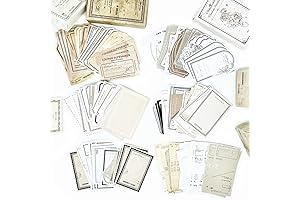 180 Count Vintage Label Aesthetic Decoration Paper Decorative Sticker for DIY Decoupage...