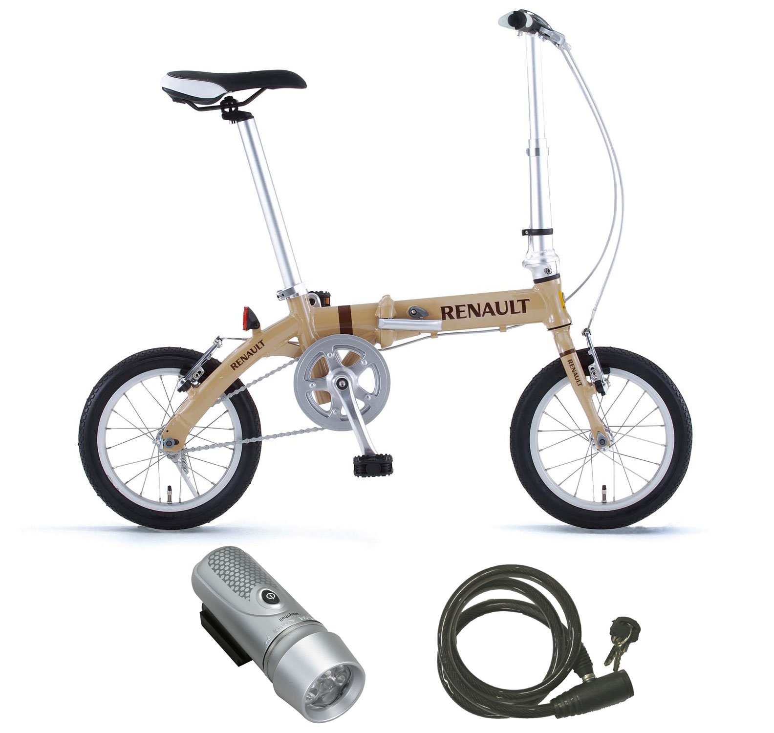 Amazon | RENAULT(ルノー) アルミ製14インチ折りたたみ自転車RENAULT 