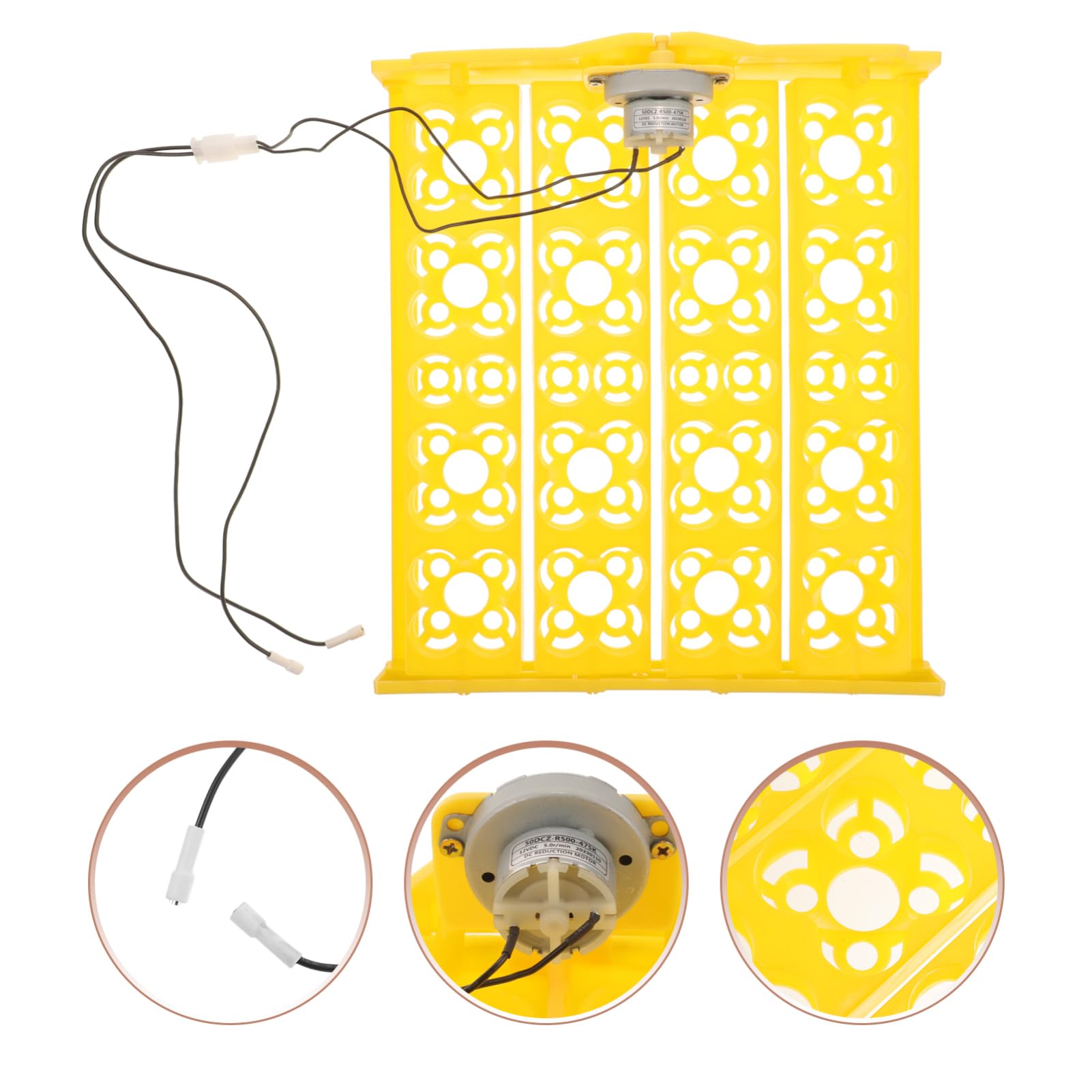ibasenice Bandeja de Incubación Automática 16 Piezas de Plástico Reutilizable y Estable para Huevos de Codorniz y Pavo para Uso Doméstico en Incubadoras