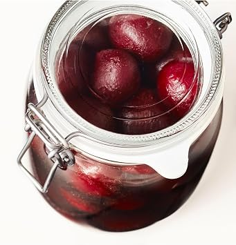 IKEA Jar Has Airtight Locking Lid Gasketed Aroma Protector A Quality 1 Lt 17x12 Cm