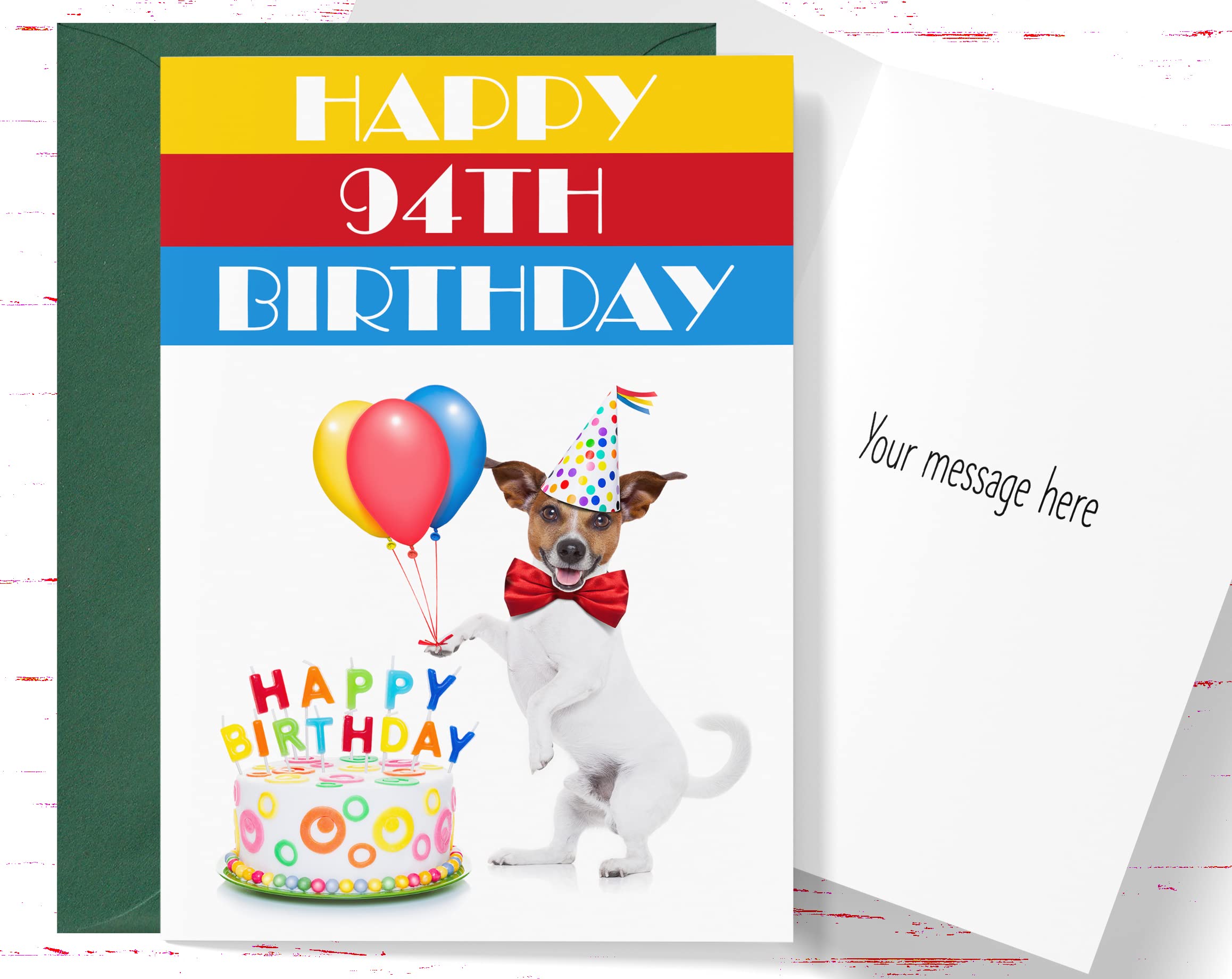 Amazon.com : Funny 94th Birthday Card, Happy 94th Birthday, Humorous Card  for 94 Year Old Birthday : Office Products