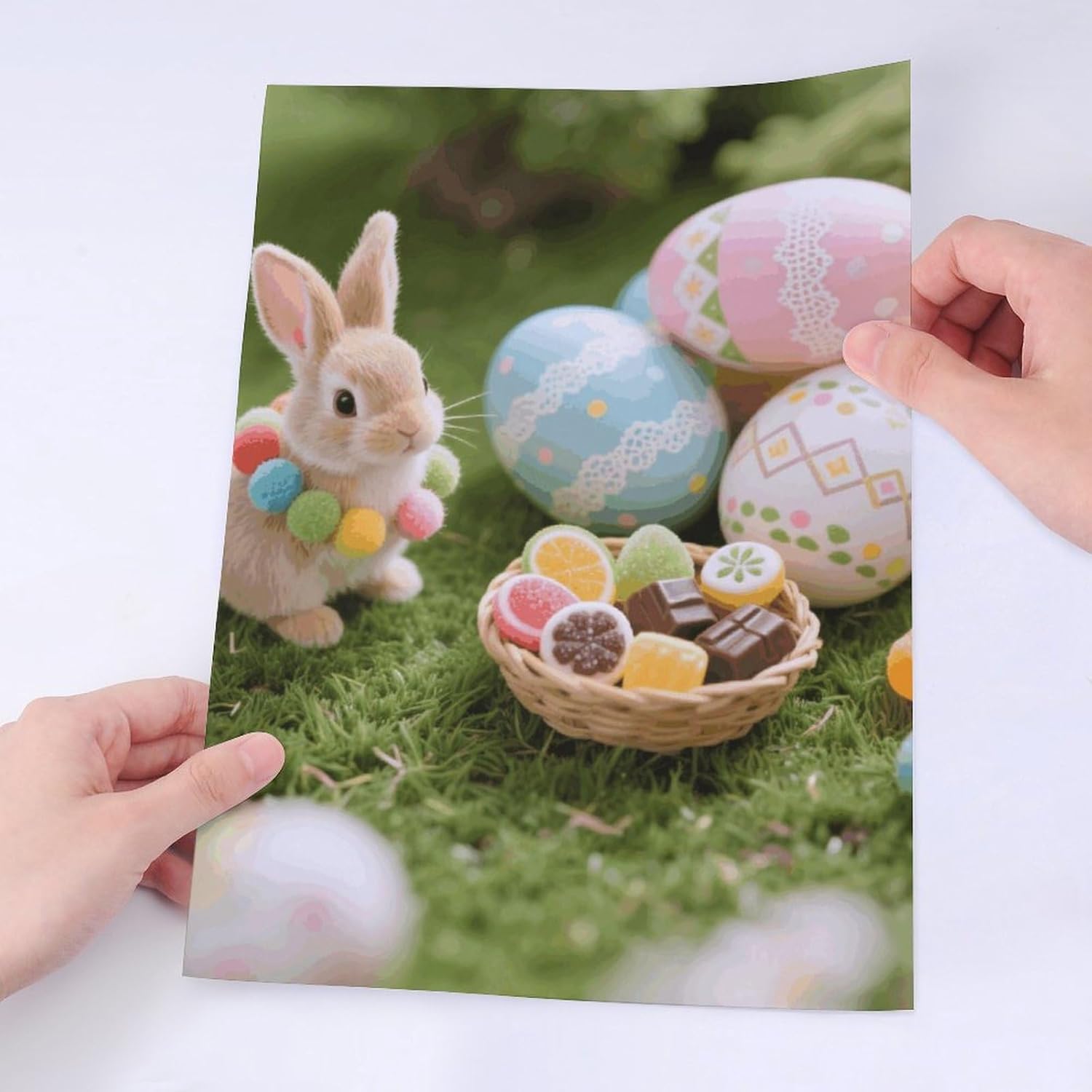 Cute Stickers Waterproof Funny Easter Egg Bunny Stickers for Water Bottles Laptop Decor