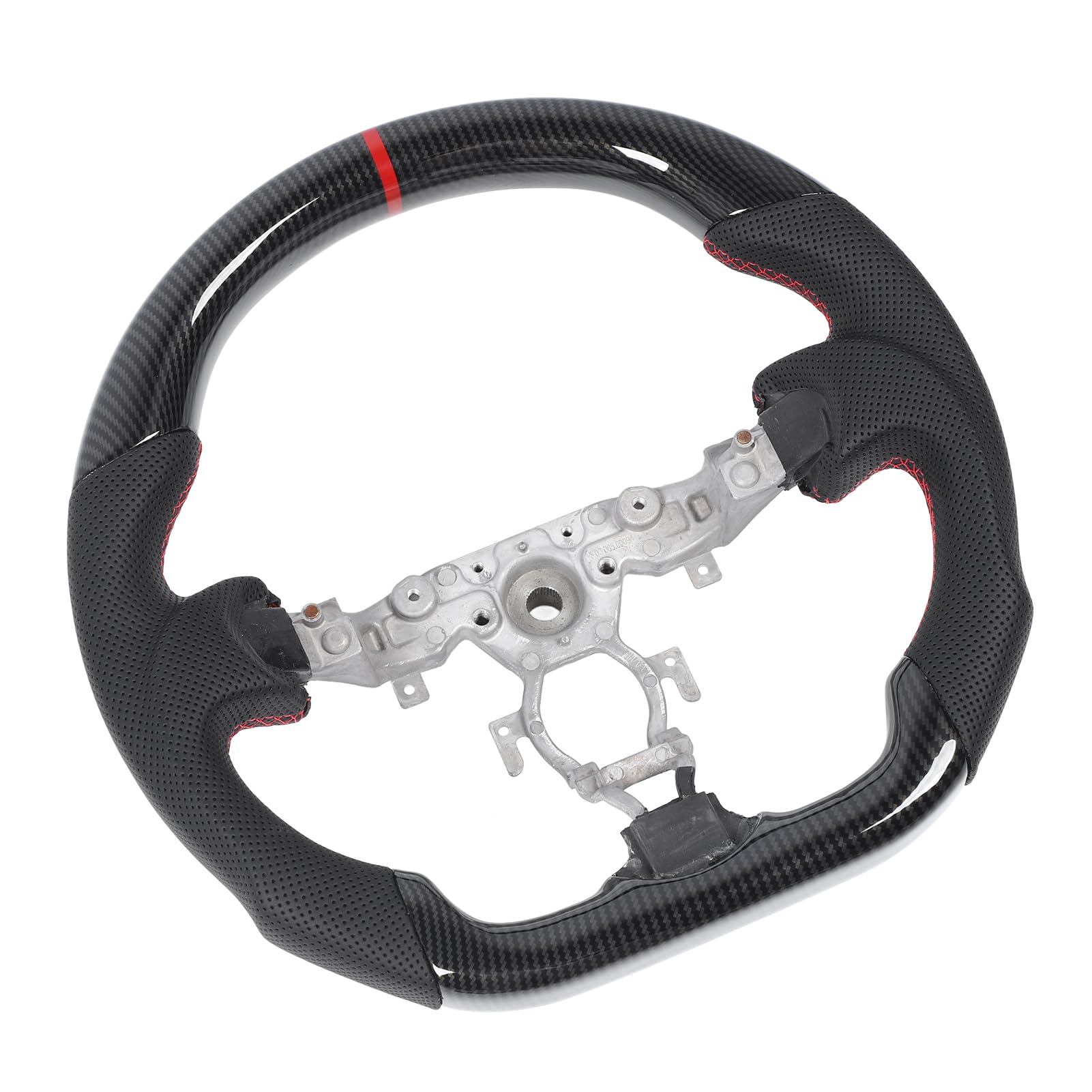 Jiawu Innowacyjna Kierownica Hydro Dip Racing o Wyglądzie Włókna Węglowego do Modelu 370z, Ergonomiczne Uchwyty Zapewniające Większy Komfort i stabilność Jazdy