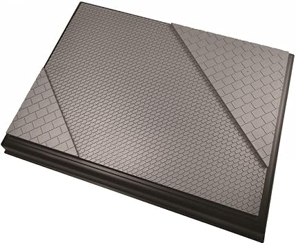 1/35 1/72 Plastic Bricked Street Miniature Diorama Base Set Rectangular Shape for Model Building