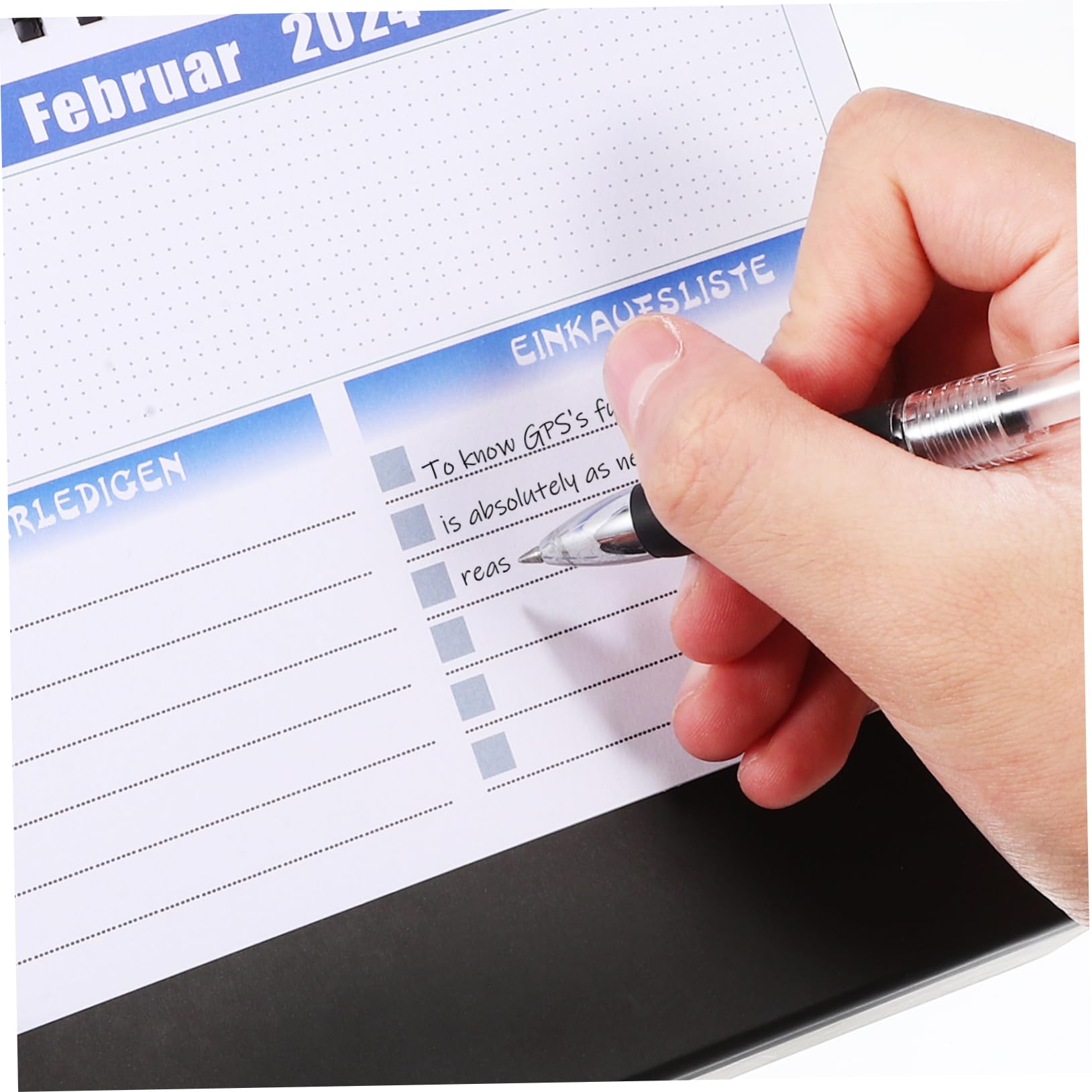 SHINEOFI 4pezzi Calendario Da Tavolo Stili Diversi Design Doppia Rilegatura Accessorio Da Ufficio Indipendente Per Casa e Ufficio Utile Per Pianificazione e Organizzazione
