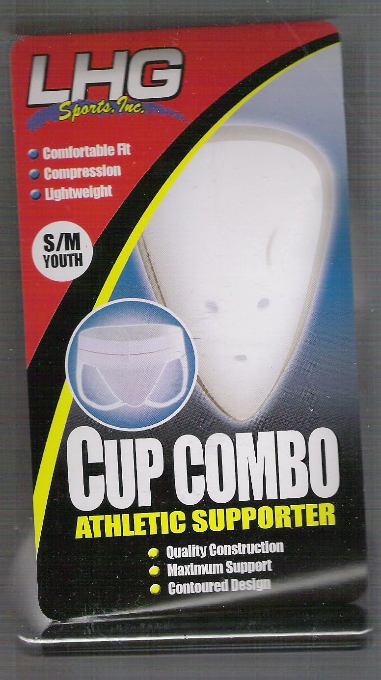 LHG SPORTS Athletic Supporter Cup Combo (s/m Youth) inc