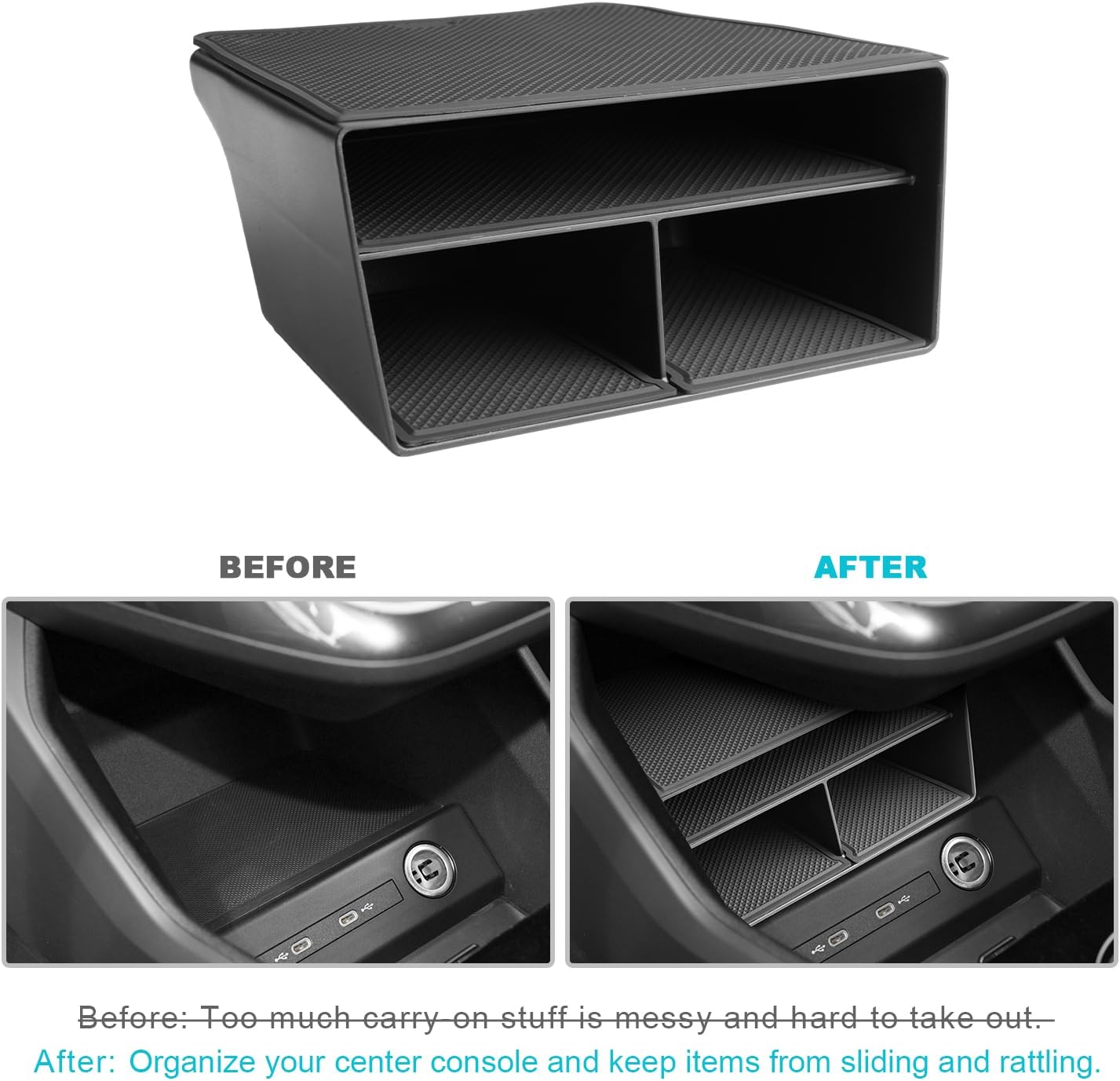 Maximize Your Audi Q4 e-Tron with the Perfect Centre Console Organiser!