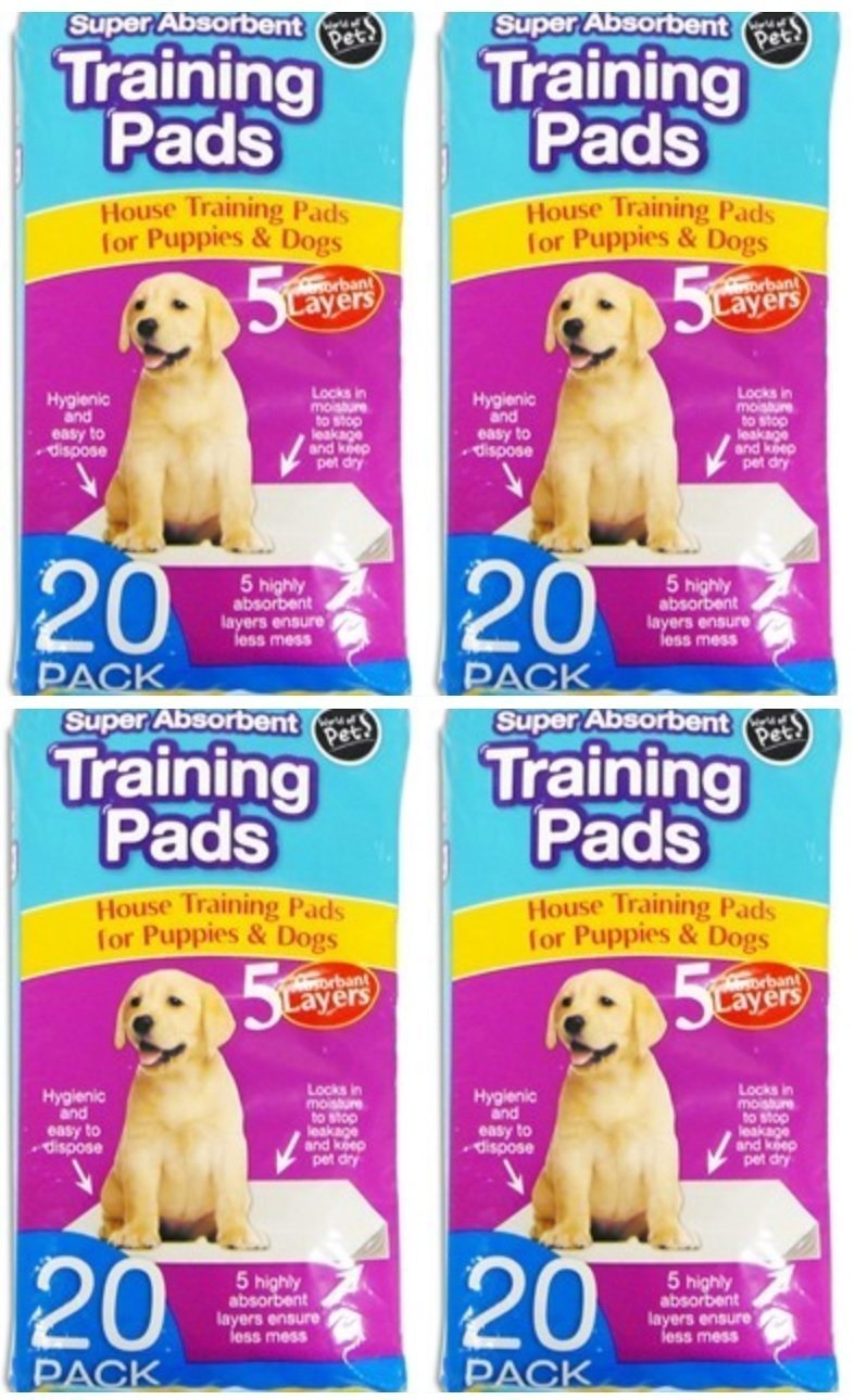 World Of Pets Pink 4 X Pet Training Pads