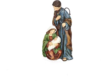 Youngs Resin Nativity Trio Figurine, 7"