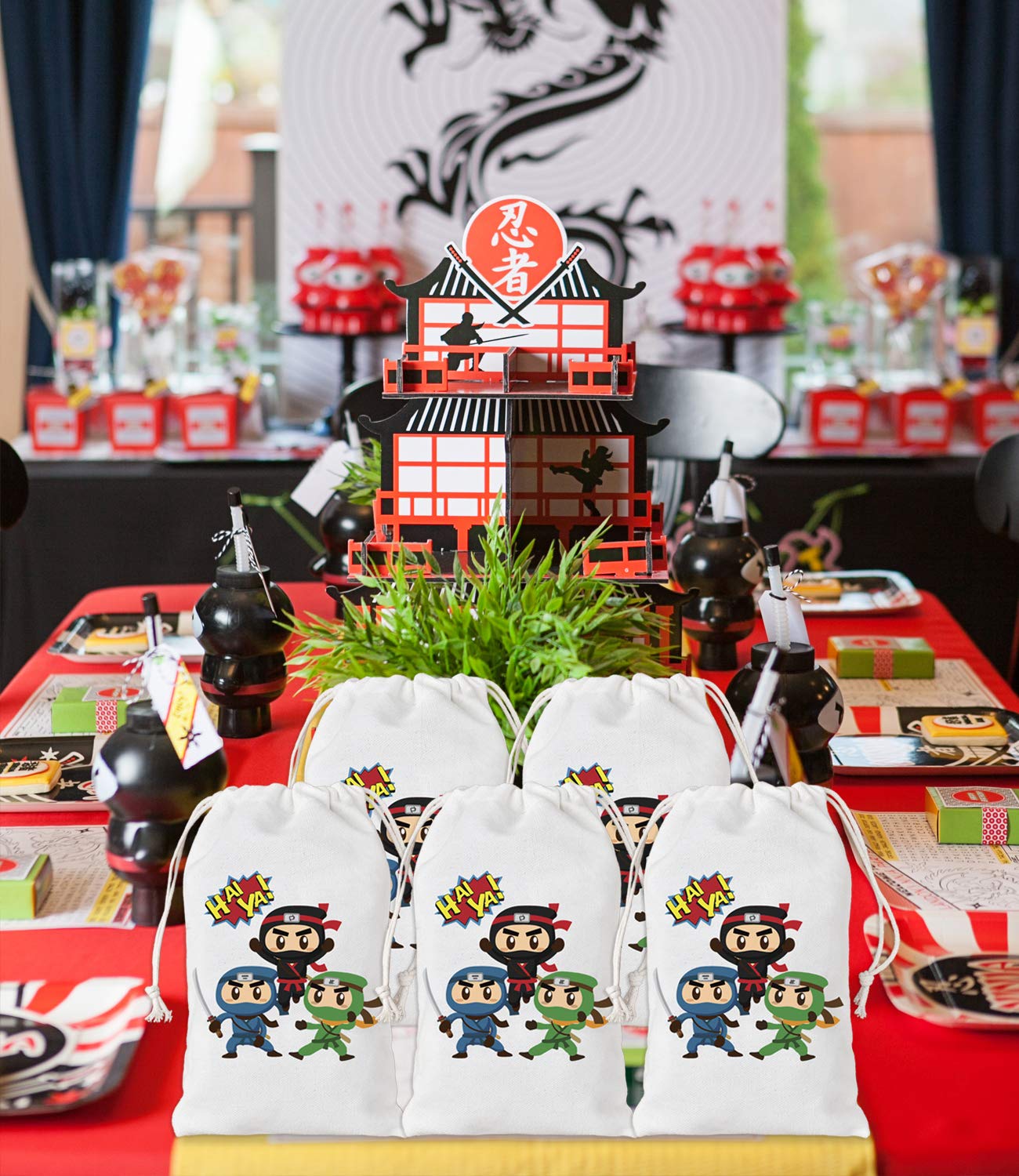 Sacchetti Bomboniere Rettili 16 Pezzi - Tema Safari Per Feste Compleanno - Foto 6