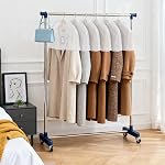 Foraineam 20 Couvertures d'épaules en emballage Protecteurs de costumes Revêtement respirant Couvre-poussières pour costumes, manteaux, vestes, rangement de tenue