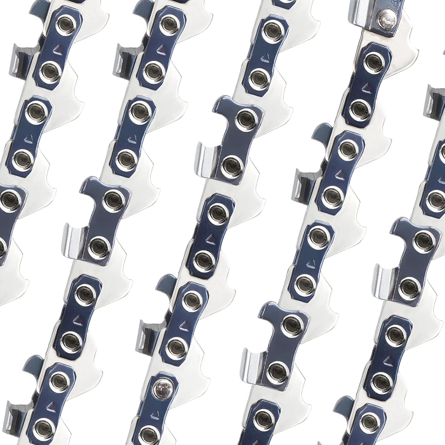 E & S 5 Pack 10 Inch Chainsaw Chain 1/4" Pitch .043" Gauge 56 Drive Links Semi-Chisel Chain Saw Chains for Oregon, Stihl, Husqvarna, Poulan, Craftsman, Greenworks and More Chainsaw Brands