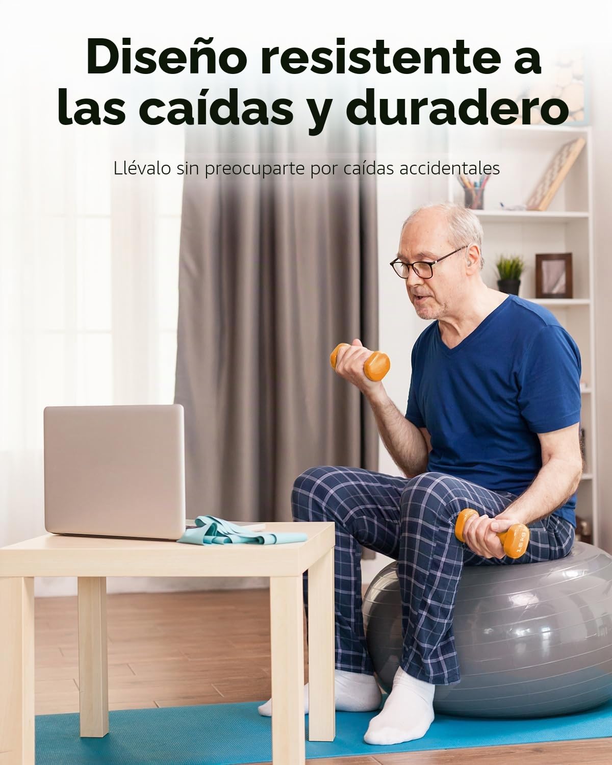Britzgo Dispositivo de audio recargable 1204 de hasta 40 horas de duración de la batería. Diseño ligero con auriculares TPE. Ideal para el hogar y viajes. Incluye manual de usuario multilingüe (plata