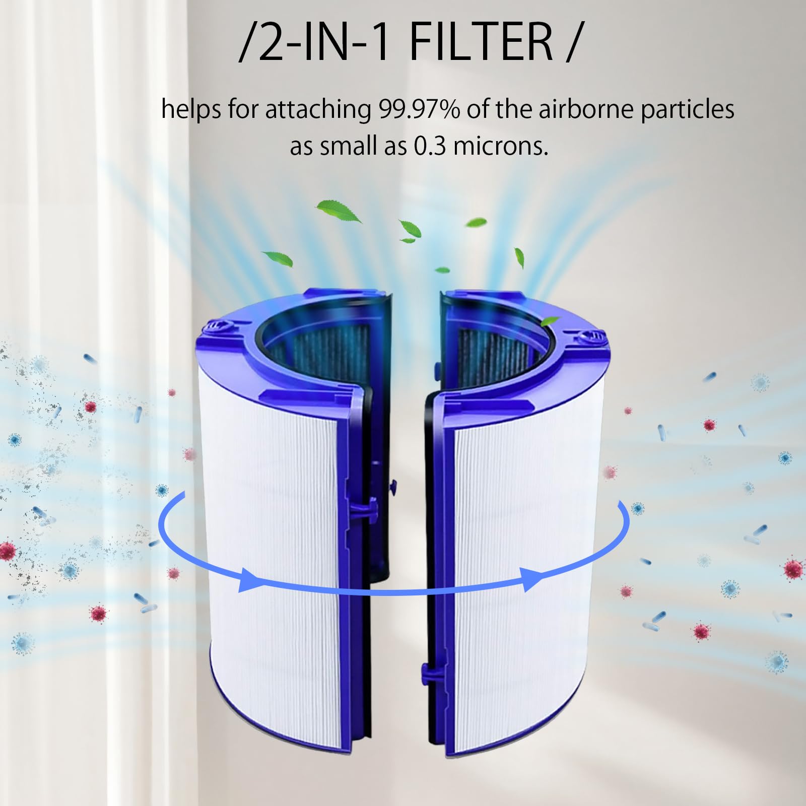 iAmoy Replacement HEPA Filter Compatible with Dyson Pure Cool TP06 TP07 TP7A TP09 TP10 and Pure Hot + Cool HP06 HP07 HP09 HP10 HP4B& Pure Humidify+Cool PH01 PH02 PH3A PH03 PH04 Heater Fan Air Purifier - Image 4