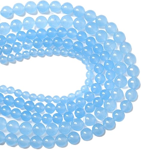 Miniatura 130 de 32 cuentas de vidrio rojo redondo de 12 mm con espaciador suelto para fabricación de joyas, pulseras, collares de 15 pulgadas, manualidades DIY