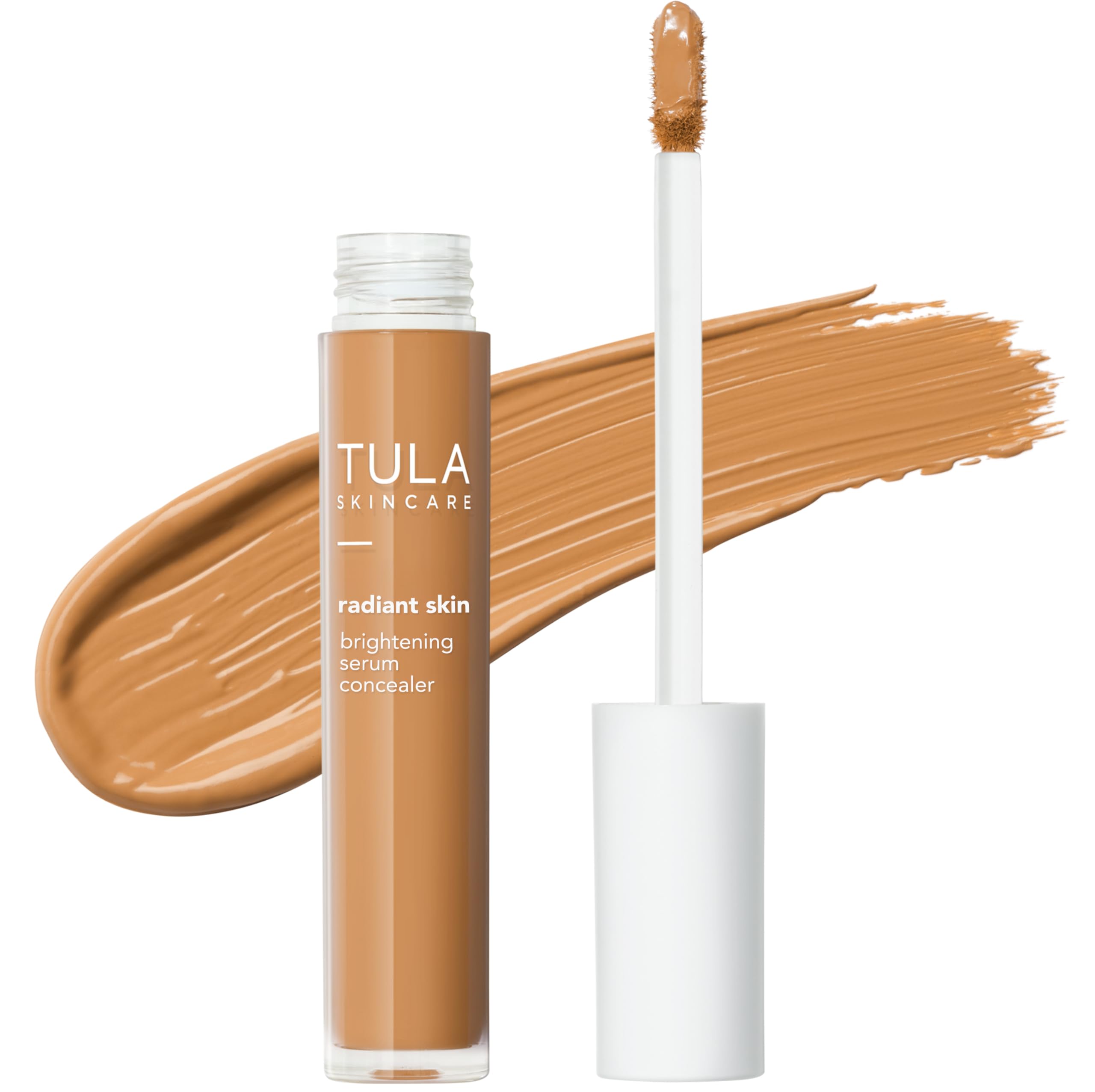 TULA Skin Care Radiant Skin Brightening Serum Concealer Conceals Dark Circles Discoloration Longwearing Crease-Resistant Brightens the Appearance of
