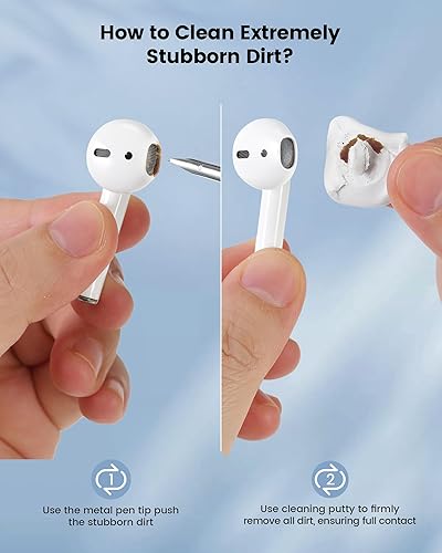 Miniatura 3 de Kit Limpiador para AirPod Pro 20 en 1 4 3 2 1 - Herramienta de Limpieza Multifunción para Auriculares, Teléfono, Laptop, Teclado, Pantalla - Punta