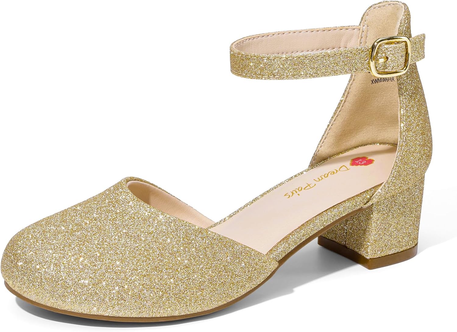 DREAM PAIRS Girls Dress Shoes Wedding Flower Heels