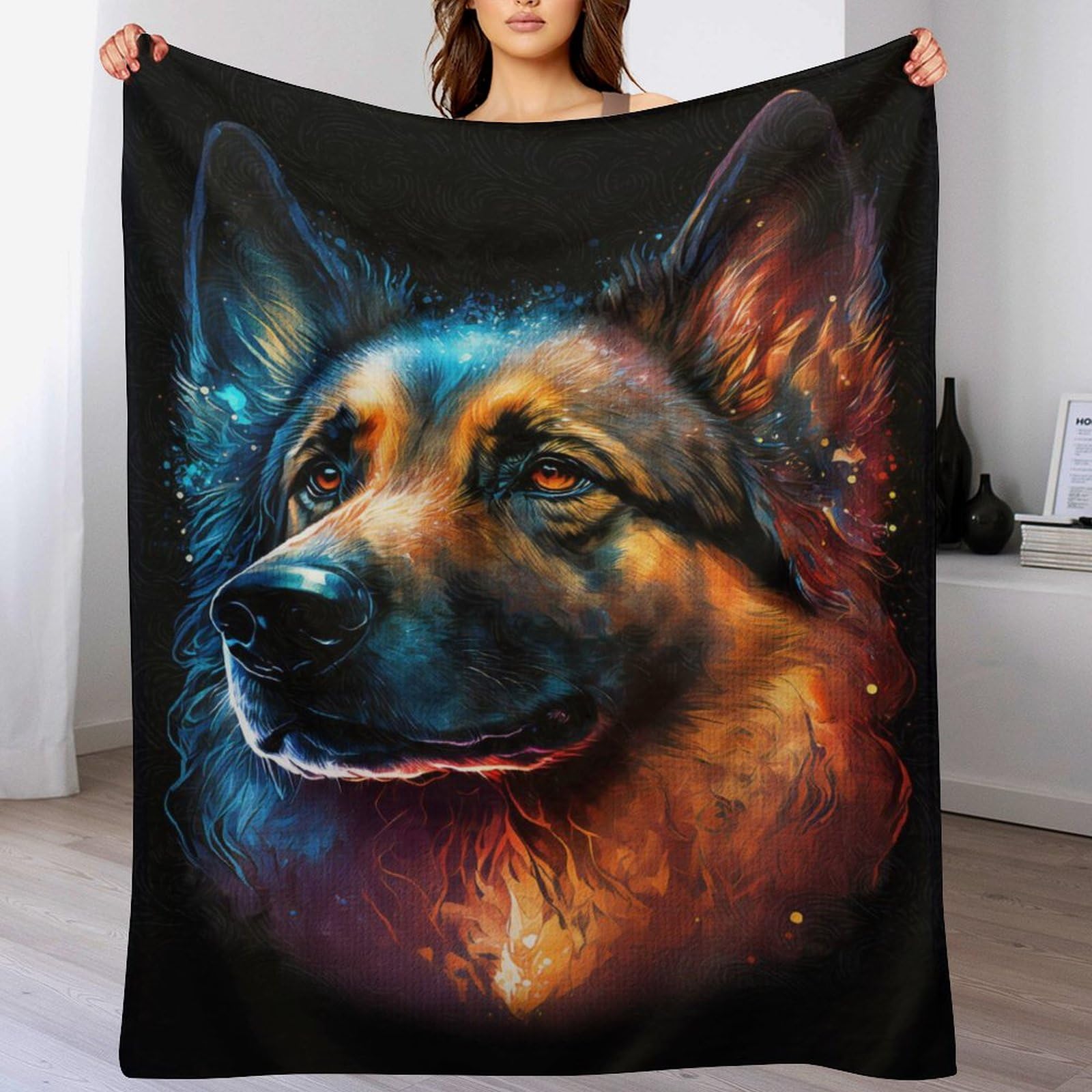 Couverture canapé chien contre les poils plaid flanelle chaude