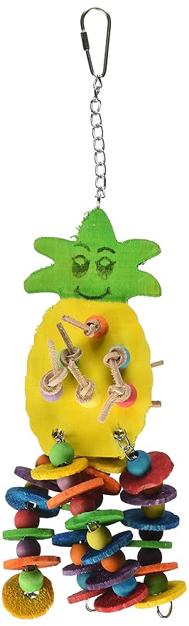 Paradise 4 by 12-Inch Pineapple Pet Toy, Medium