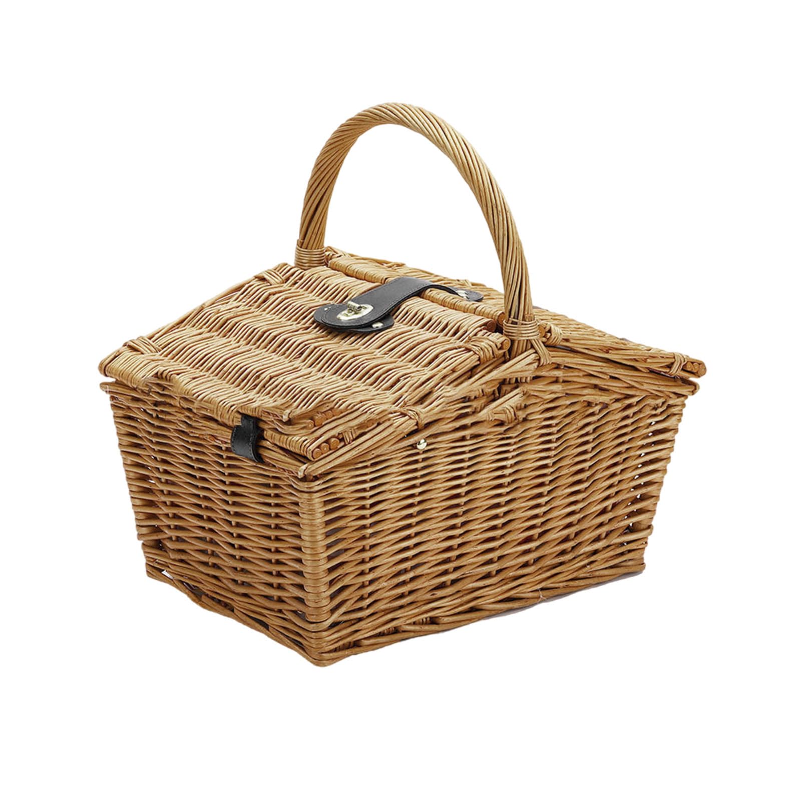 Styles Picnics Hamper Rustics Basket Retros Rattans for Outdoor and Gatherings Travel
