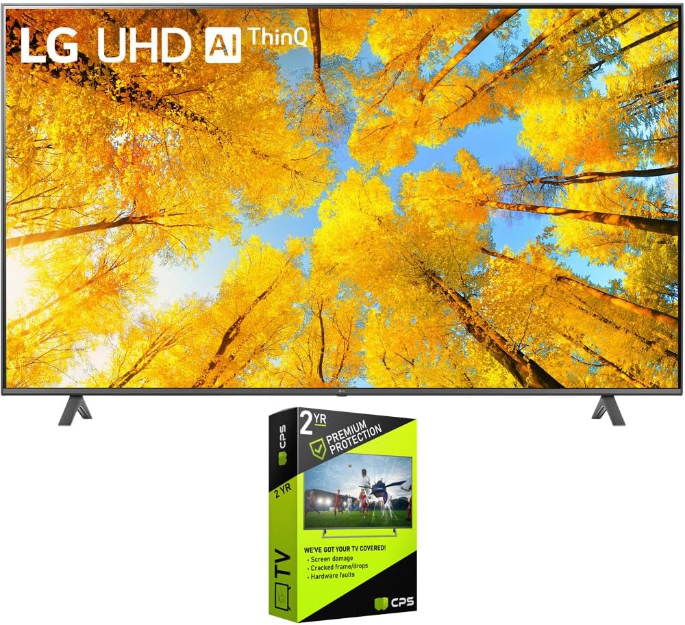 LG 86UQ7590PUD 86 Inch HDR 4K UHD Smart TV with stand and protection pack