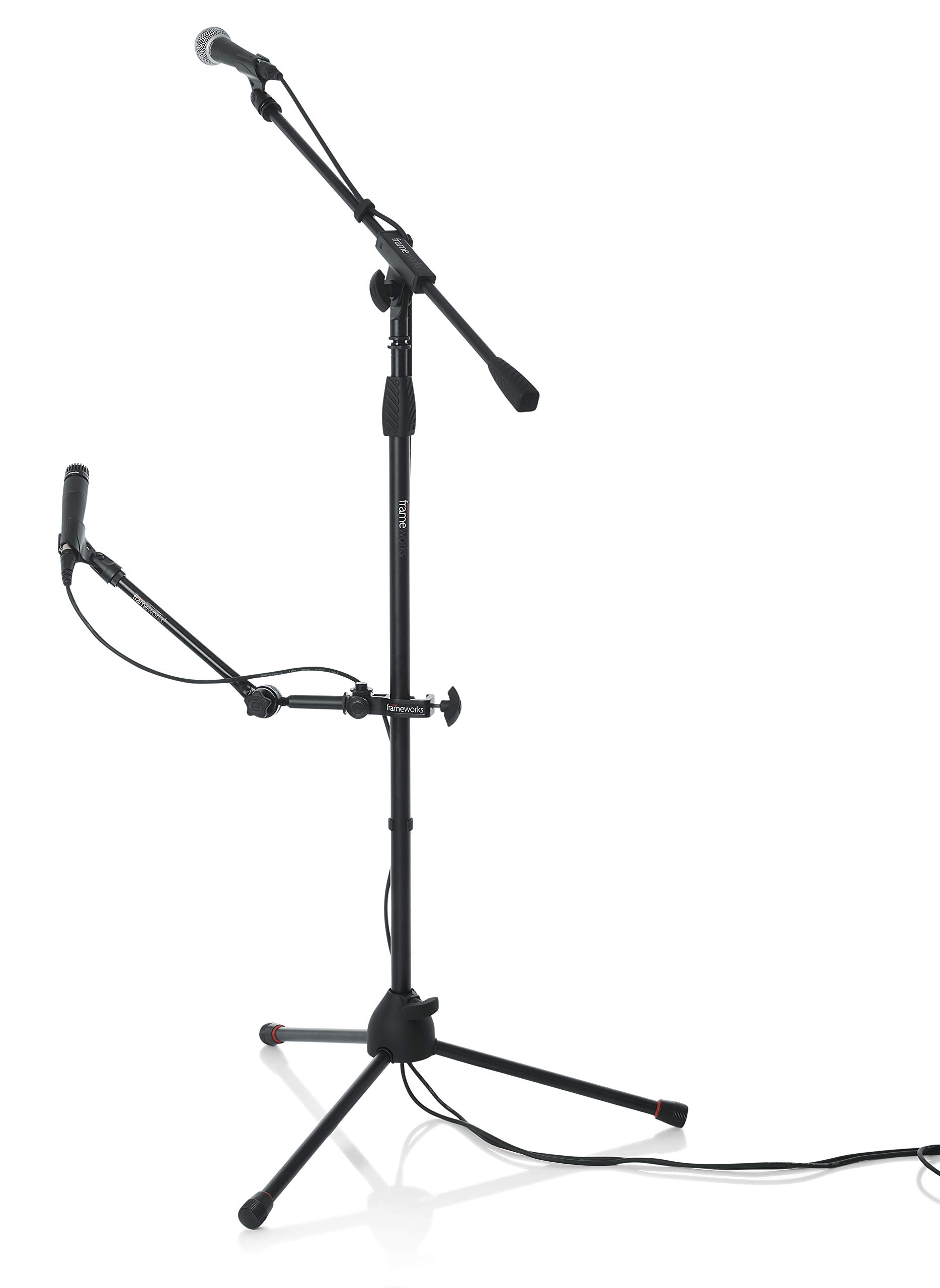 Gator Frameworks Regulowane, kątowe ramię wysięgnika mini z blokadą konstrukcji; 23 cm wysięgnik (GFW-MIC-CLMPBM9)