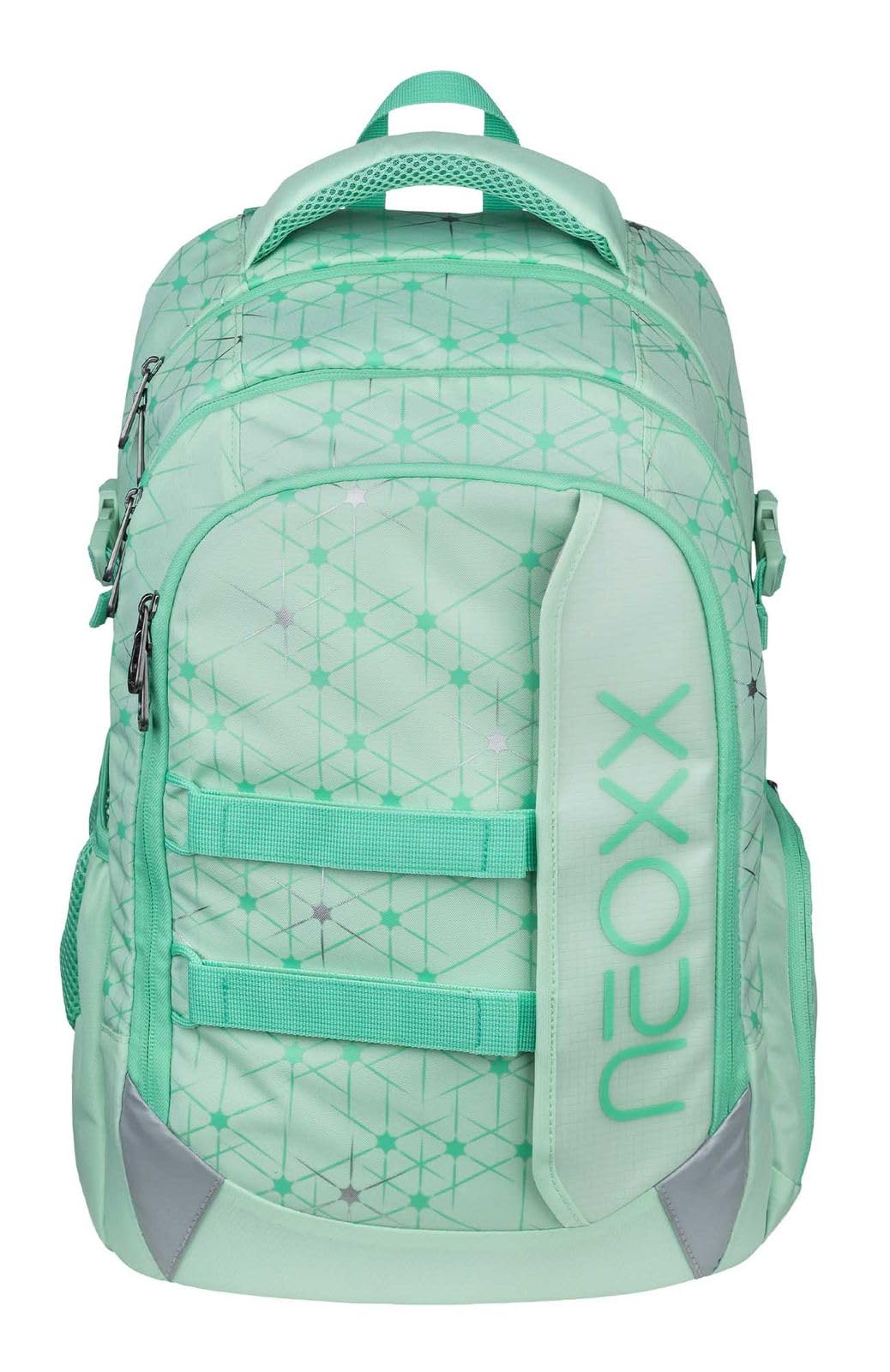 neoxx Schulrucksack mit Laptopfach Active Pro School Backpack Mintastic