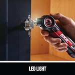 SKIL Twist 2.0 Rechargeable 4V Screwdriver with Pivoting Head, Torque Setting, USB-C Charging Cable, 28 PC Bit Set & Carrying Case- SD5619-02