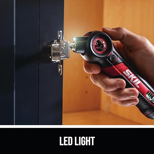 Miniatura 6 de SKIL - Destornillador recargable Twist 2.0 de 4 V con cabeza giratoria, ajuste de torque, cable de carga USB-C y juego de 2 brocas - SD5619-01