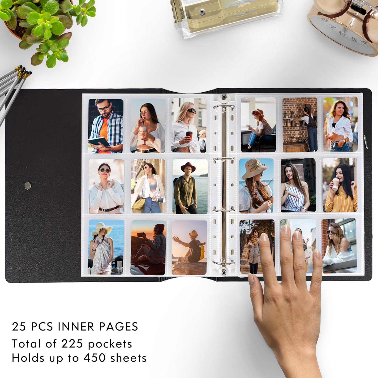 Fotoalbum mit 256 Taschen – Passend für Fujifilm Instax Mini 9 / Mini 8