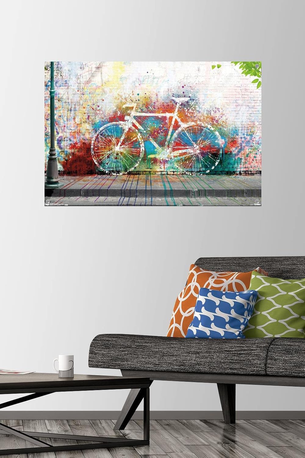 Ghost Bike Wall Poster with Push Pins image 2