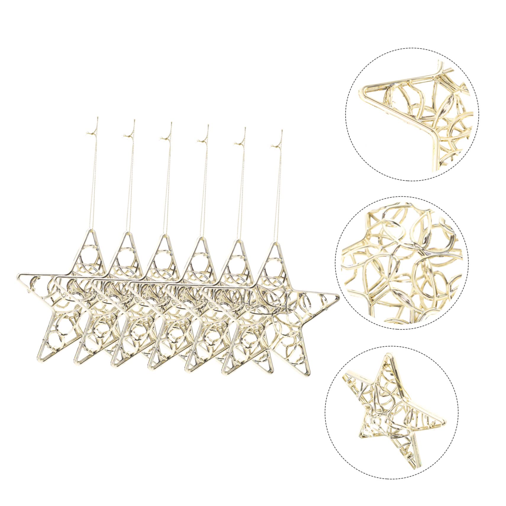 PRETYZOOM 3 Set Di Decorazioni Per Alberi Di Natale Decorazioni Natalizie Per Feste in Casa 6 Pezzi * 3
