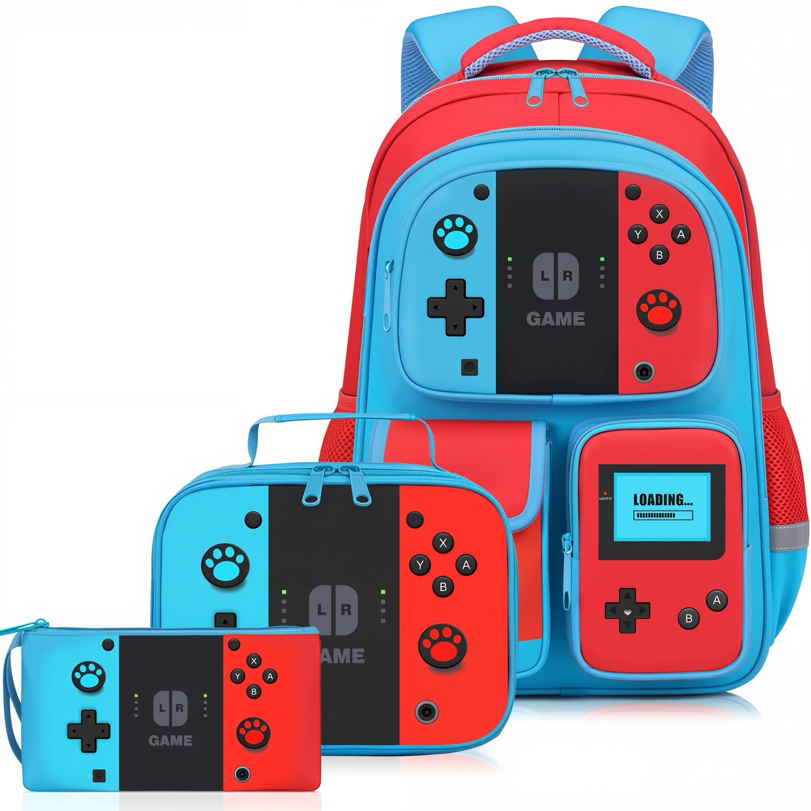 Kids Backpack for Boys Gamer Design